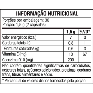 Coenzima Q10 60 Capsulas - Vitafor