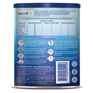 Fórmula Infantil Aptamil SL - 400g - Danone Fórmula Infantil Aptamil SL - 400g - Danone