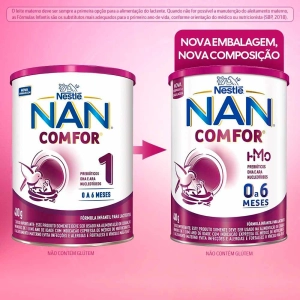 Fórmula Infantil Nan Comfor Hmo - 0 a 6 Meses 400g - Nestlé Fórmula Infantil Nan Comfor Hmo - 0 a 6 Meses 400g - Nestlé