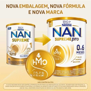 Fórmula Infantil Nan Supreme Pro - 0 a 6 Meses 400g - Nestlé