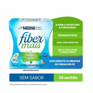 Fiber Mais com 10 Saches de 5g Nestlé Fiber Mais com 10 Saches de 5g Nestlé