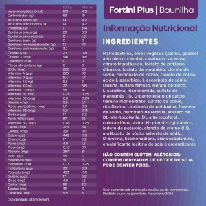 Fortini Plus Baunilha 400g Danone Fortini Plus Baunilha 400g Danone