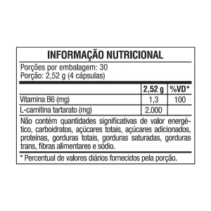 L-carnitina 120 Capsulas - Vitafor