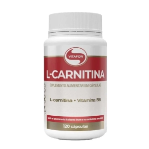 Produto - L-carnitina 120 Capsulas - Vitafor