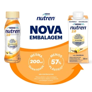 Nutren 2.0 Baunilha 200ml - Nestlé Nutren 2.0 Baunilha 200ml - Nestlé