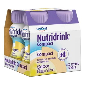 Produto - Nutridrink Compact Baunilha - 4 Unidades de 125ml - Danone