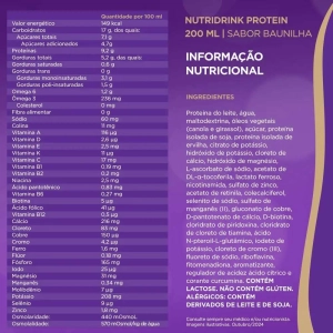 Nutridrink Protein Baunilha 200ml - Danone Nutridrink Protein Baunilha 200ml - Danone