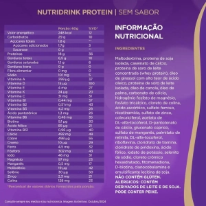 Produto Nutridrink Protein Sem Sabor 700g - Danone