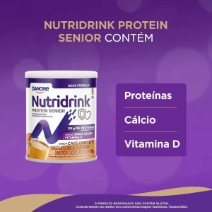 Nutridrink Protein Senior Café com Leite 380g - Danone Nutridrink Protein Senior Café com Leite 380g - Danone