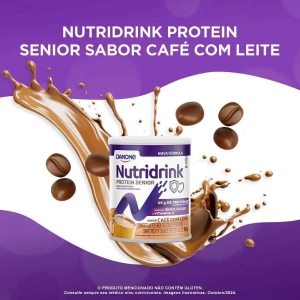 Nutridrink Protein Senior Café com Leite 380g - Danone Nutridrink Protein Senior Café com Leite 380g - Danone