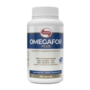 Omegafor Plus 120 Cápsulas de 1g - Vitafor Omegafor Plus 120 Cápsulas de 1g - Vitafor