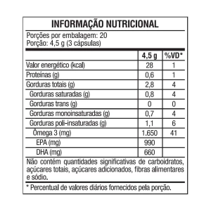 Omegafor Plus 60 Cápsulas de 1g - Vitafor Omegafor Plus 60 Cápsulas de 1g - Vitafor