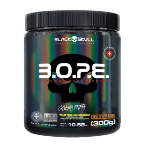 Pré Treino B.O.P.E Frutas Amarelas 300g - Black Skull Pré Treino B.O.P.E Frutas Amarelas 300g - Black Skull