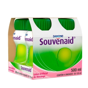 Produto - Souvenaid Morango - 4 Unidades de 125ml - Danone