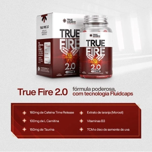 True Fire 2.0 60 Capsulas - True Source True Fire 2.0 60 Capsulas - True Source