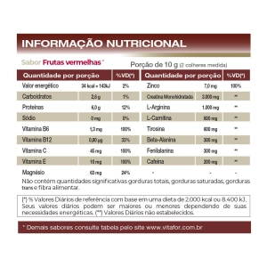 V Fort Frutas Vermelhas 240g - Vitafor V Fort Frutas Vermelhas 240g - Vitafor