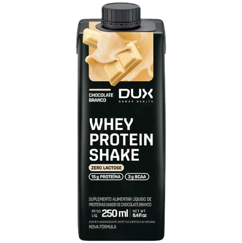 Produto Whey Protein Shake Chocolate Branco 250ml - Dux Nutrition